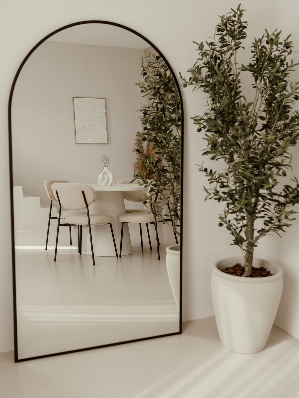 Large Oval Standing Mirror — 180 × 100 cm