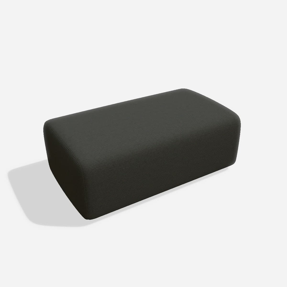 Upholstered Ottoman Footstool — 60 × 105 cm