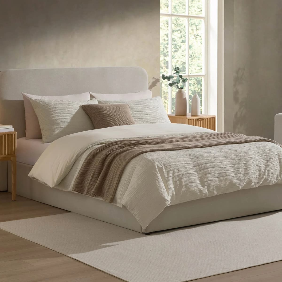 Ascot Ottoman Storage Bed – Natural