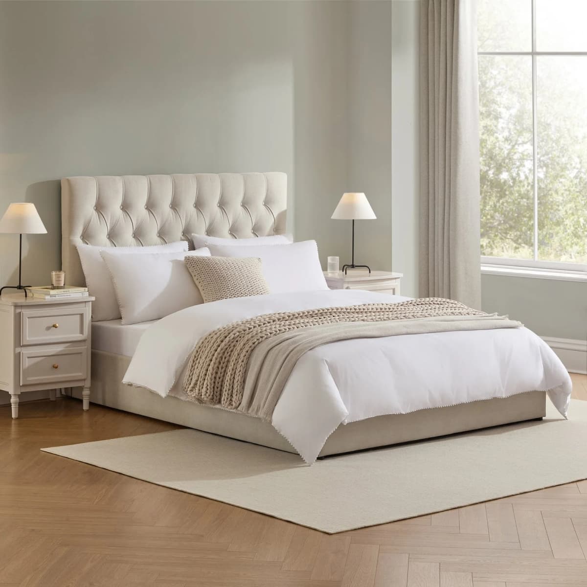 Middleton Ottoman Storage Bed – Natural