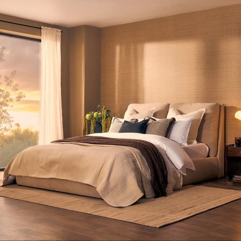 Murcia Ottoman Storage Bed – Chenille Oatmeal