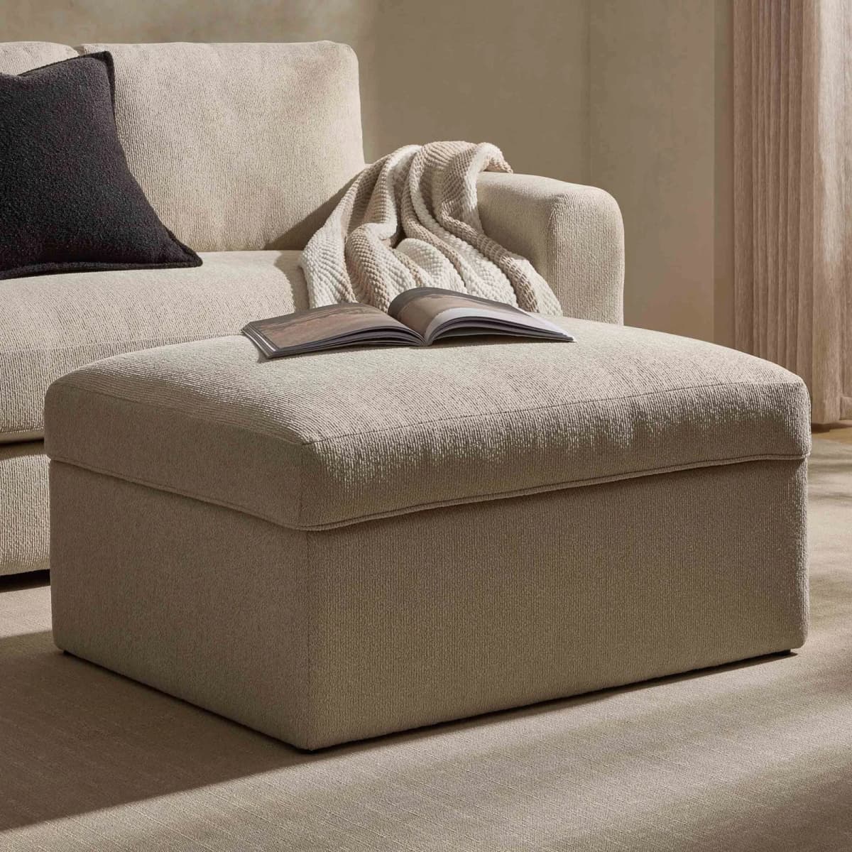 Antalya Storage Ottoman Pouffe